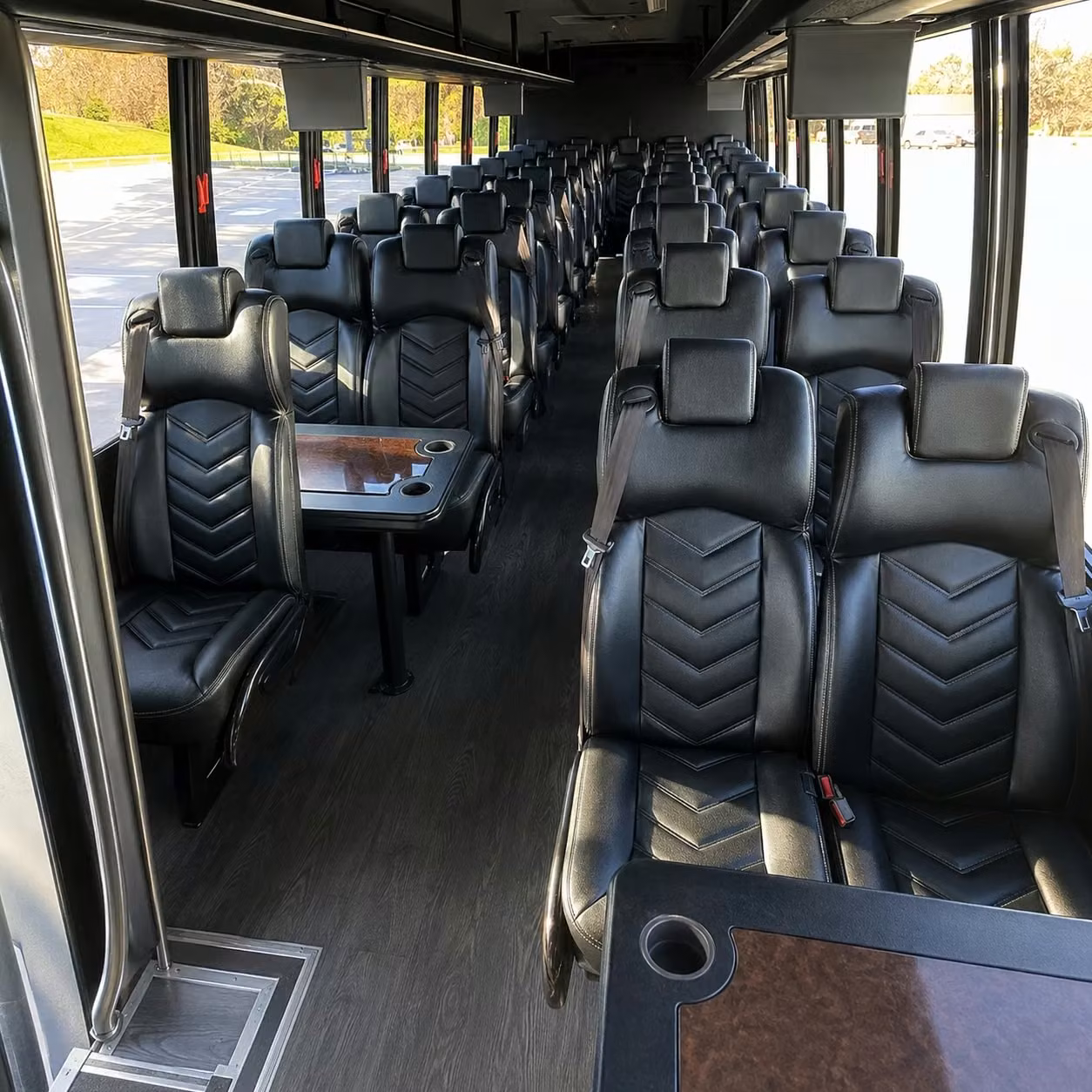 25 passenger minibus interior