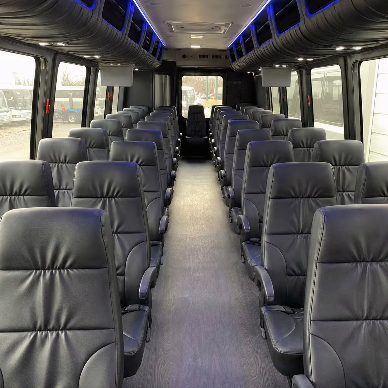 30 passenger minibus inside