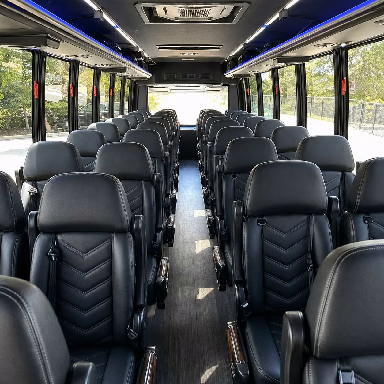 35 passenger minibus inside