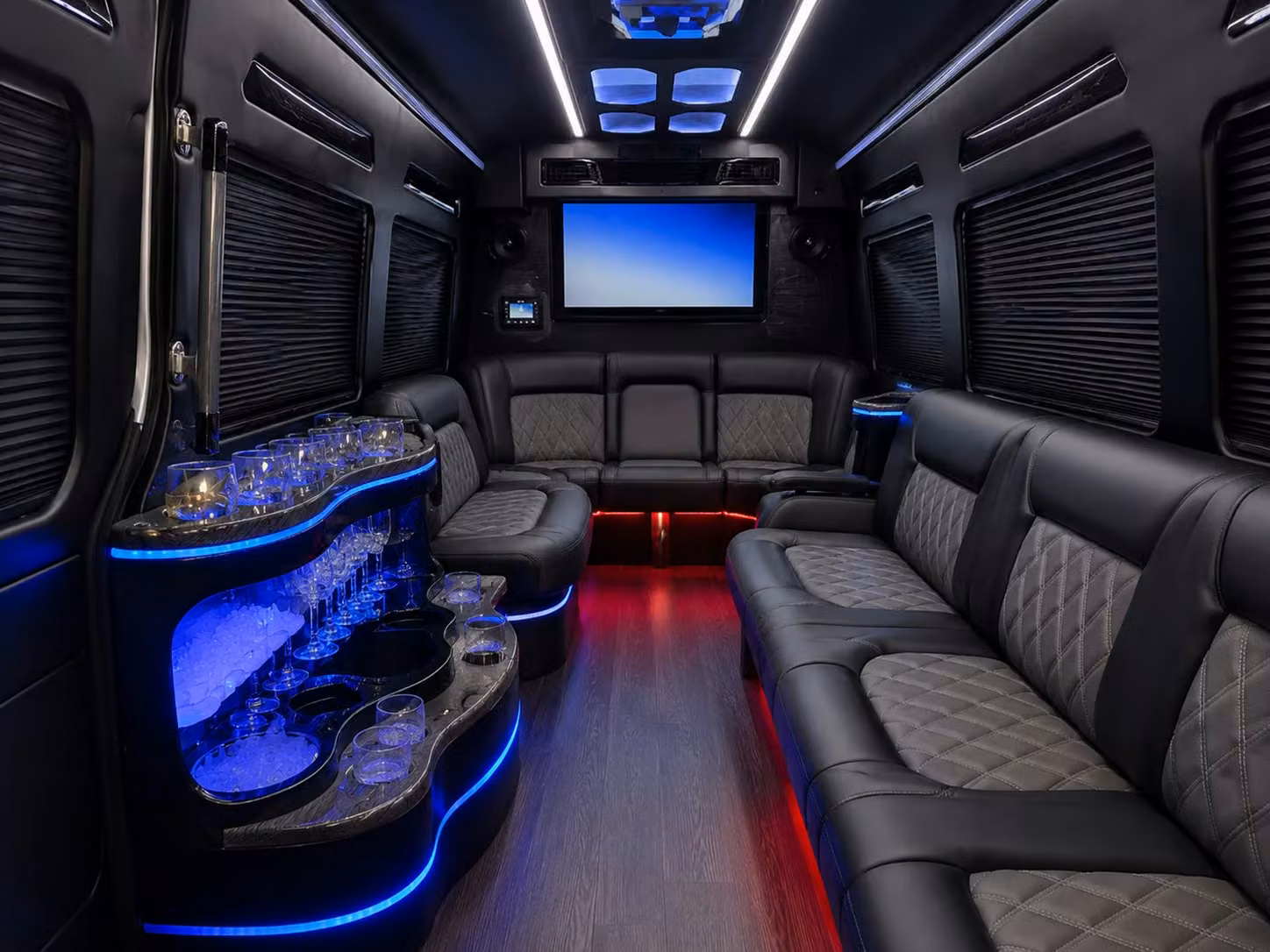 sprinter limousine inside